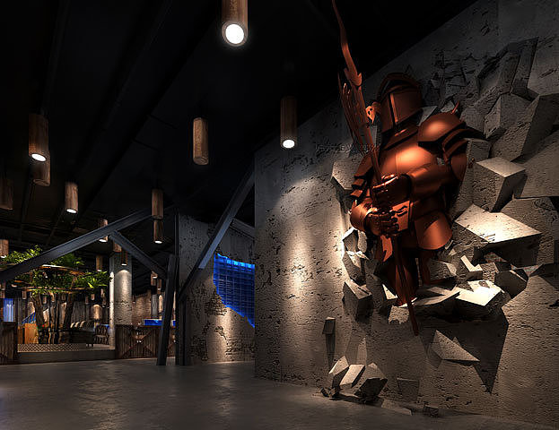 成都网咖综合体装修设计|成都网咖电竞馆装修