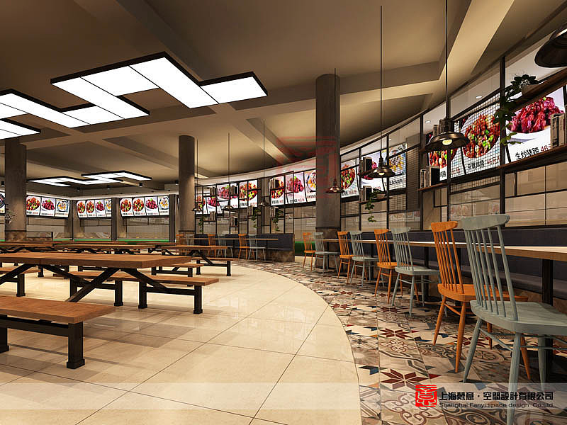 学校餐厅设计,大学餐厅设计,郑州餐厅设计公司,高校餐厅设计