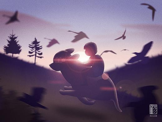 奔跑（個(gè)人主頁-ZNTEyMTY1NDQ=） - 藝術(shù)插畫 - 站酷設(shè)計(jì)師IpadYang原創(chuàng)素材 - 站酷ZCOOL