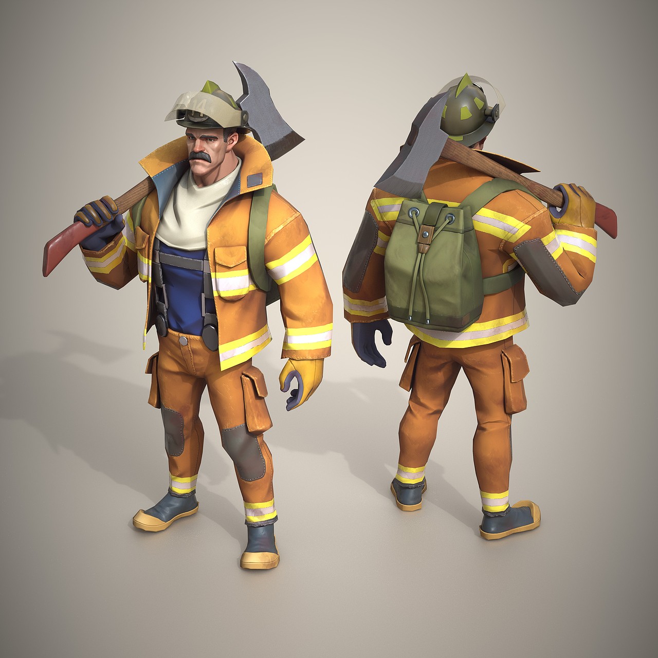 消防员（图ZMjUyNzA4MDg4） - 人物/生物 - 站酷设计师赵浩然83原创素材 - 站酷ZCOOL