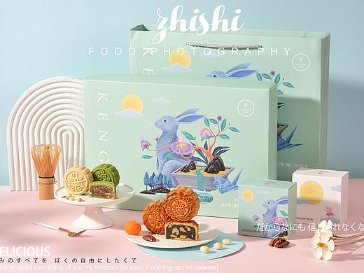 仟吉×知食|月饼礼盒拍摄