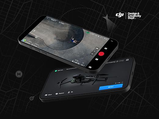 DJI FLY App UI 设计