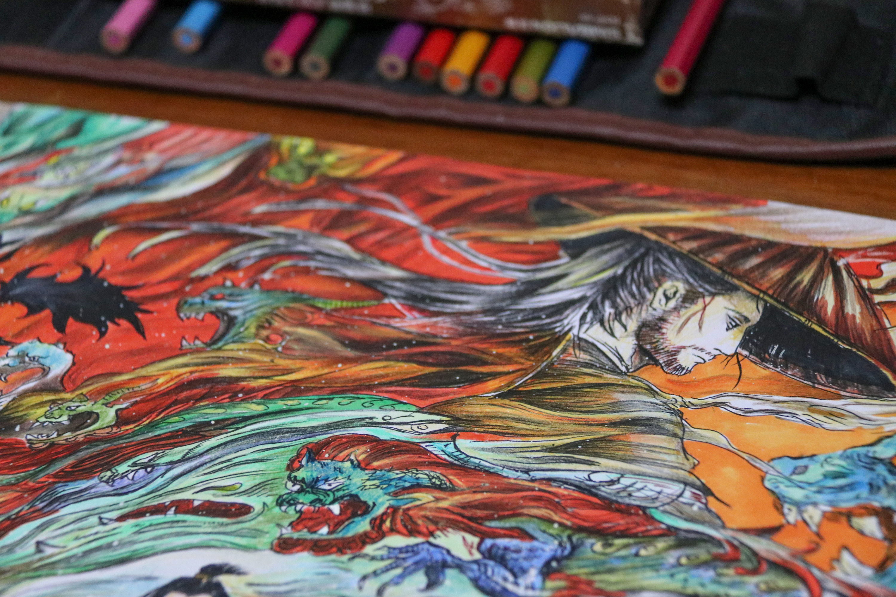 手绘国产动漫临摹练习风语咒