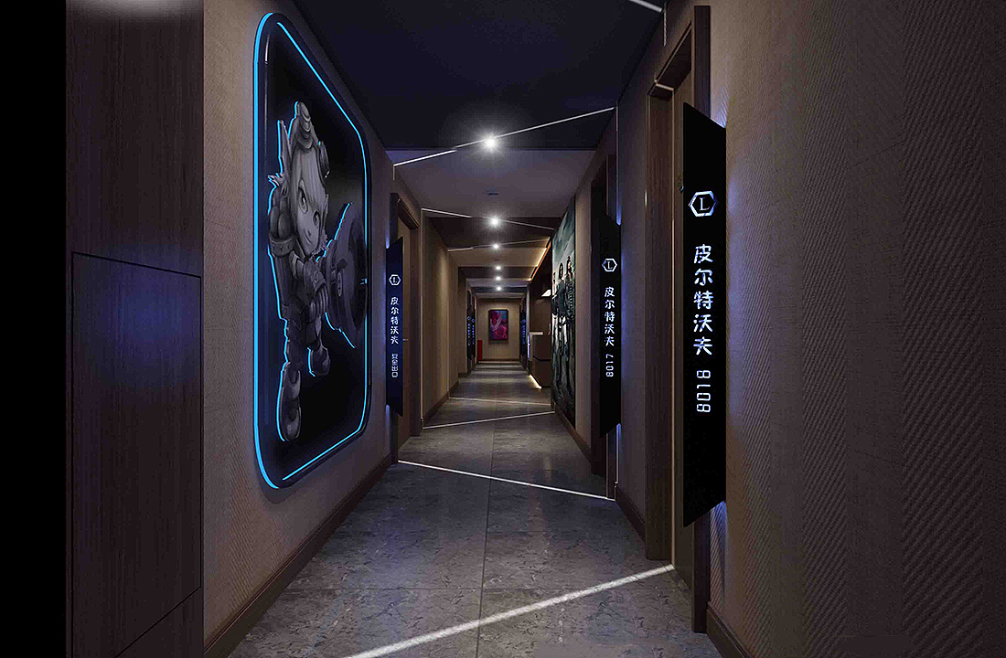 DF电竞酒店设计图|电竞主题酒店设计 电竞酒店趋势分析