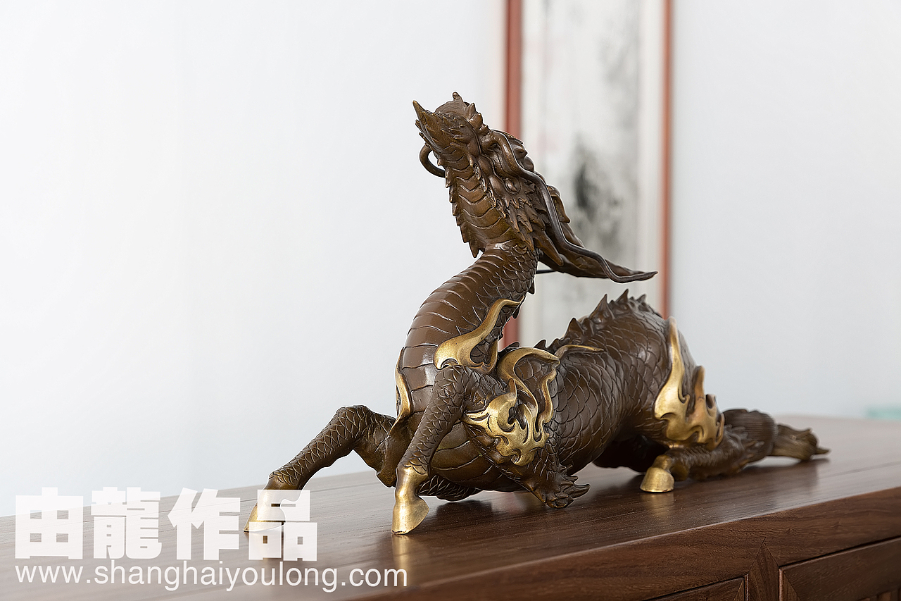 由龙款铜雕麒麟制作流程揭秘（图ZMjgwMzcwMTE2） - 工艺品设计 - 站酷设计师上海由龍工作室原创素材 - 站酷ZCOOL