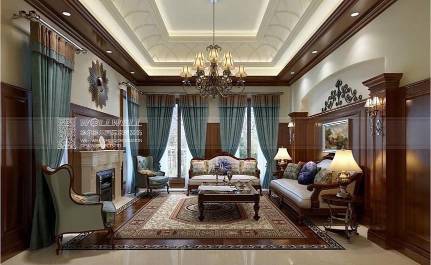 坡岭顿 面积 460m2 风格 美式