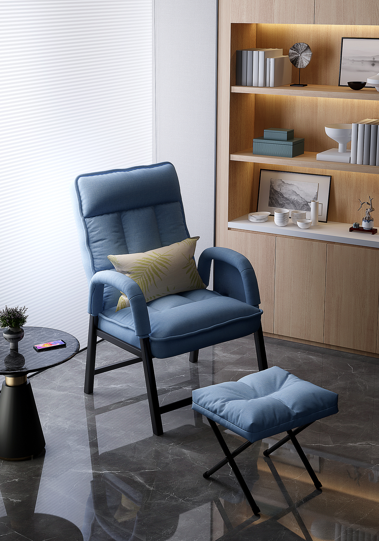 懒人椅 3D建模渲染