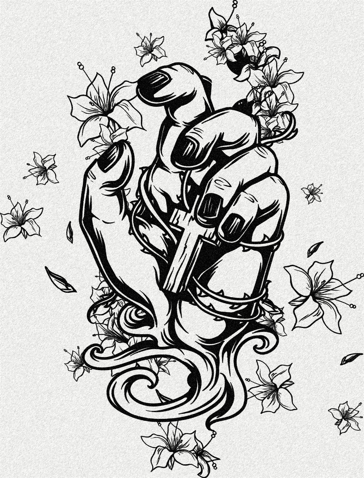 手|平面|图案|素元者 - 原创作品 - 站酷 (zcool)