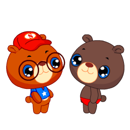 熊小弟70P(表情+延展）（图ZMjMxMjA0NDA=） - Logo - 站酷设计师爱龙余健原创素材 - 站酷ZCOOL