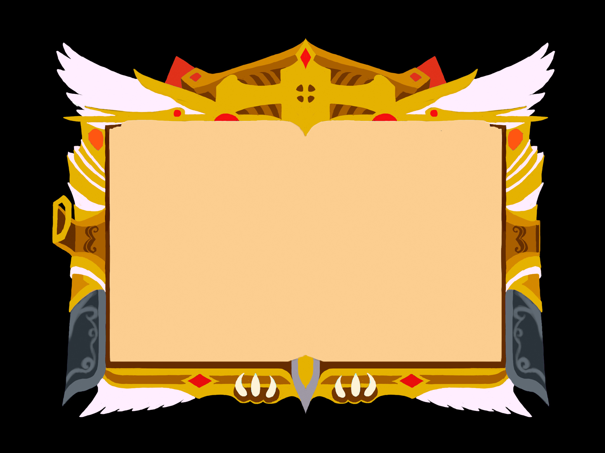 原创游戏ui之书本式界面