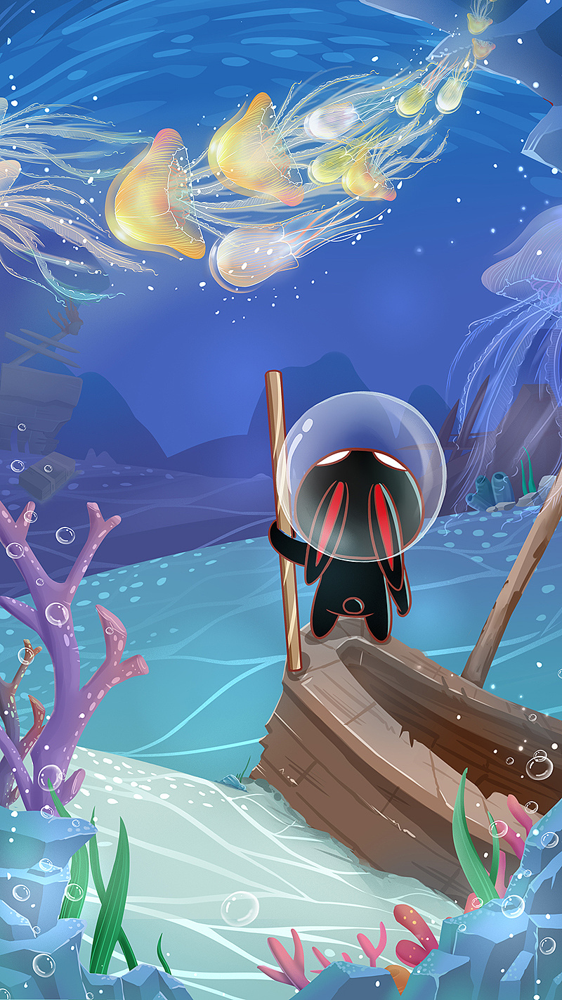 小墨梦幻之旅 |插画|艺术插画|墨公子家族 - 原创作品 - 站酷 (zcool)