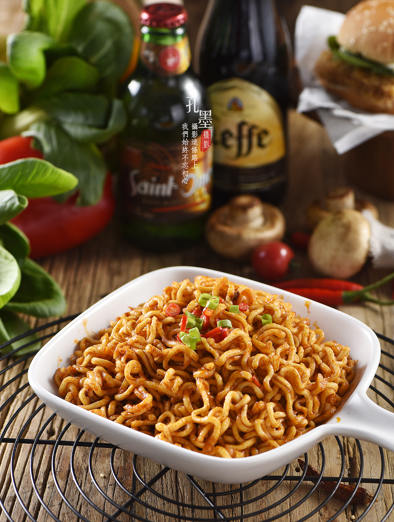 火鸡面产品拍摄