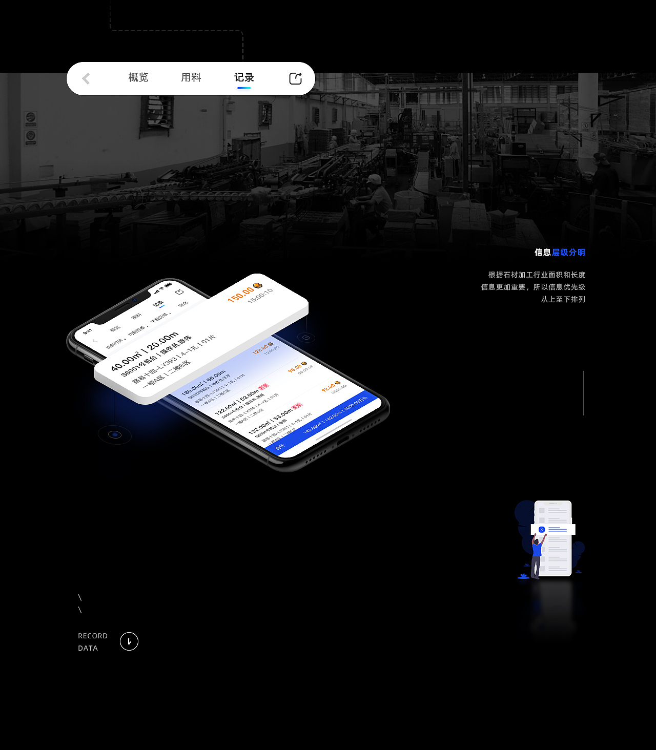 石材行业管理工具-制造云APP（已上线）（图ZMTc4NTczNTEy） - APP界面 - 站酷设计师cookie小勺原创素材 - 站酷ZCOOL