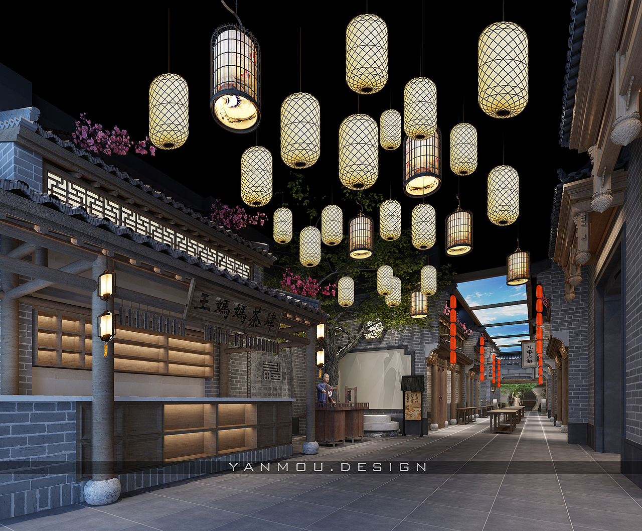 豫菜博物馆（图ZMjU5NzUwNjQ0） - 酒店餐饮设计 - 站酷设计师在山在水原创素材 - 站酷ZCOOL