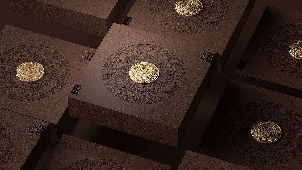 《年轮》-茶叶包装礼盒设计(图ZMjg2NTY4NTc2) - 包装 - 站酷设计师ilben张艺彬原创素材 - 站酷ZCOOL