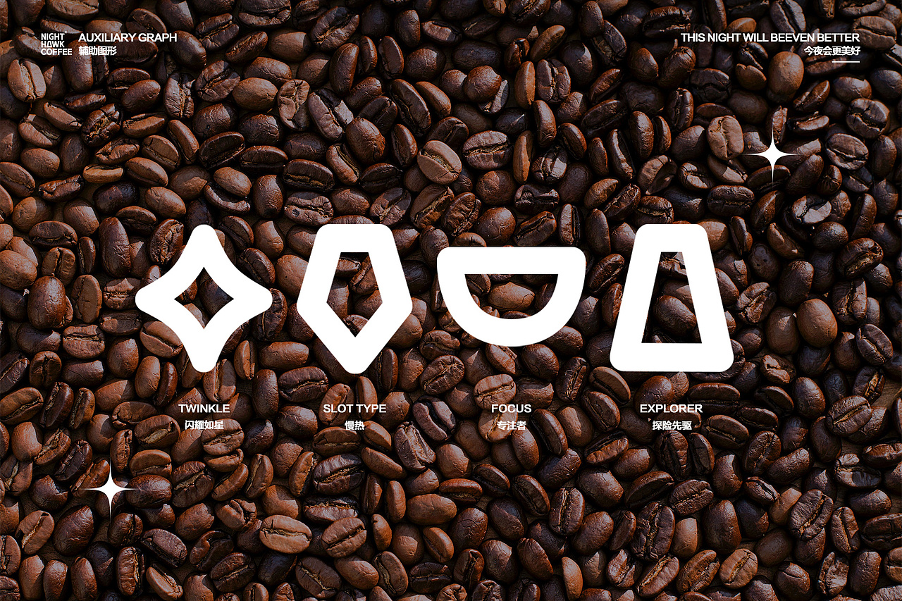 「NIGHTHAWK」 咖啡品牌标志及包装设计（图ZMjg1NDM3MTQ4） - 品牌 - 站酷设计师祁山xlx原创素材 - 站酷ZCOOL