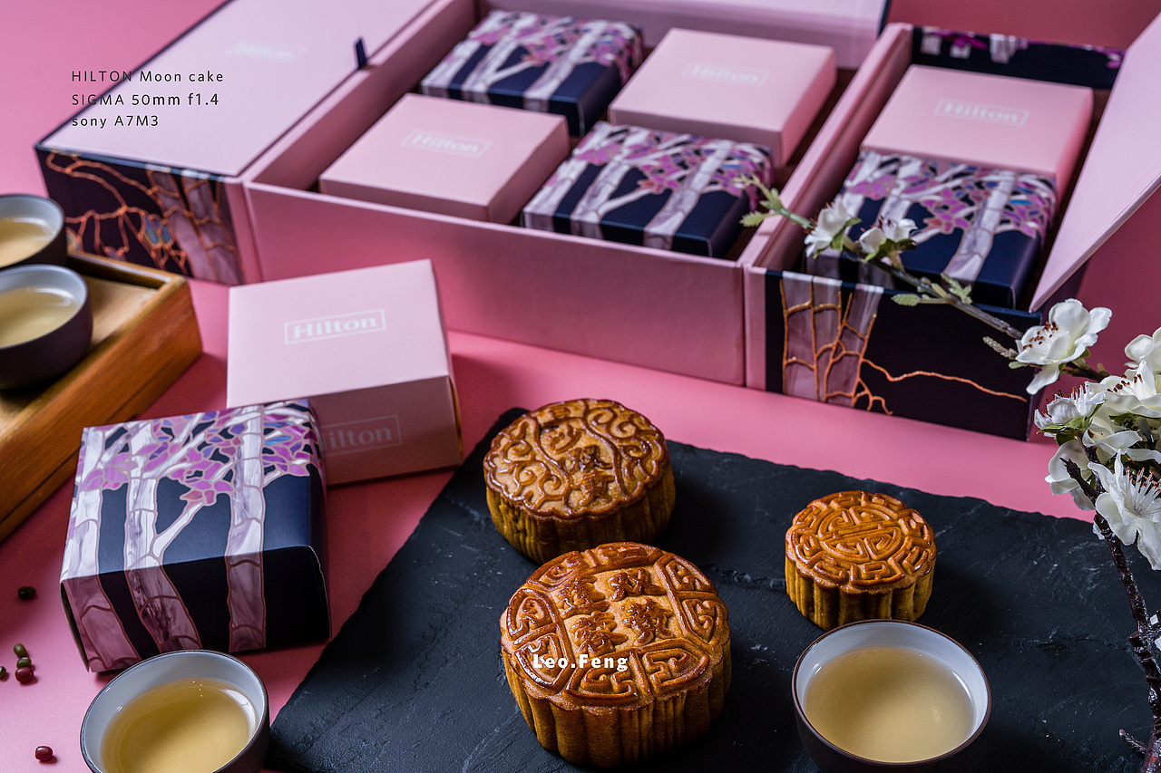 HILTON Moon cake 静物摄影（图ZMTIyODUwMzg0） - 产品摄影 - 站酷设计师leofffeng原创素材 - 站酷ZCOOL