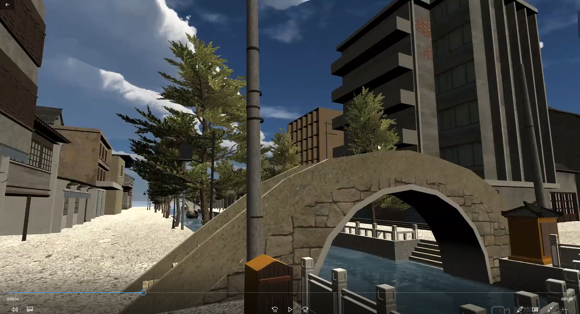 芦墟古镇第一人称漫游|三维|场景|火龙果大魔王 - 原创作品 - 站酷