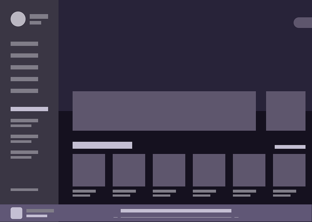 PC端音乐APP界面
