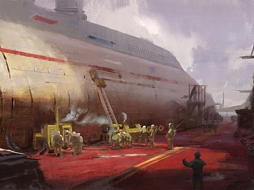 概念插画练习步骤2