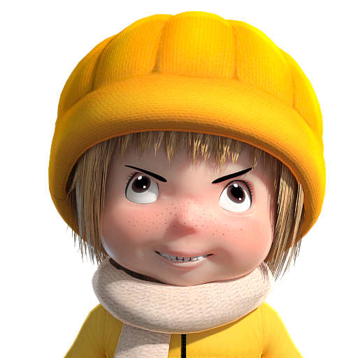 建模 三维卡通 小女孩 毕设 动画人物 三维建模