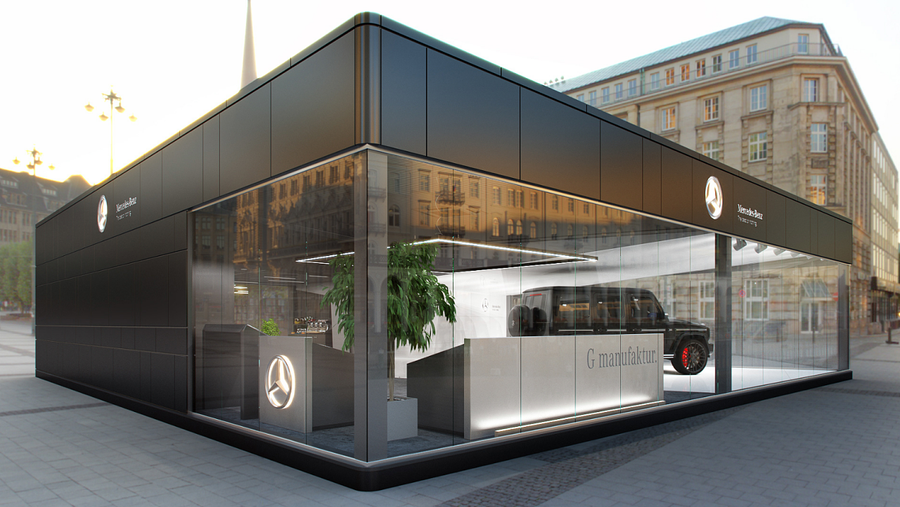 mercedes-benz 大g外展点设计方案