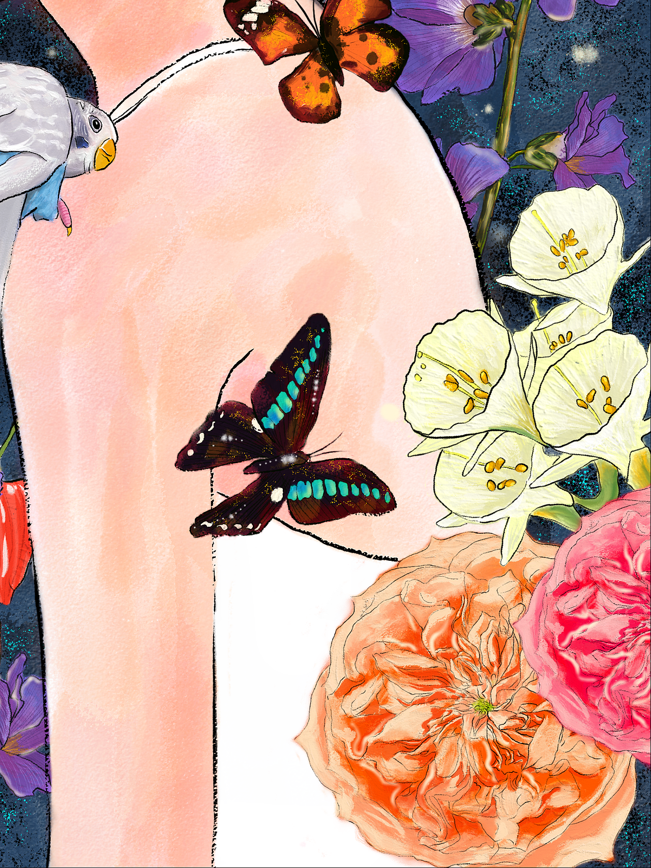 繁花如梦（图ZMjQyODU2MTMy） - 创作习作 - 站酷设计师姚醒醒原创素材 - 站酷ZCOOL