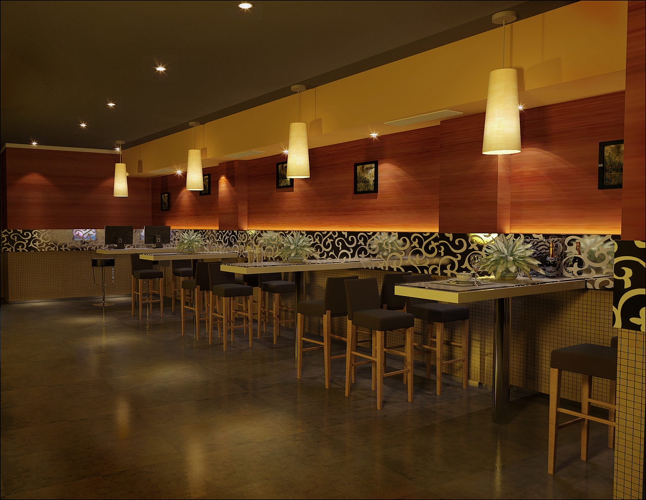 餐饮空间（图ZNzY1MDAyMA==） - 机械/交通 - 站酷设计师Lupinghua原创素材 - 站酷ZCOOL