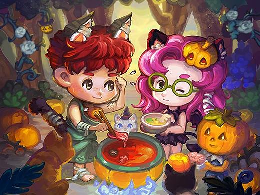 Halloween Pumpkin Hotpot