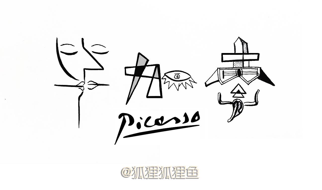 毕加索(关键词:立体主义画家,抽象派,代表作《格尔尼卡》,《梦》,斗牛