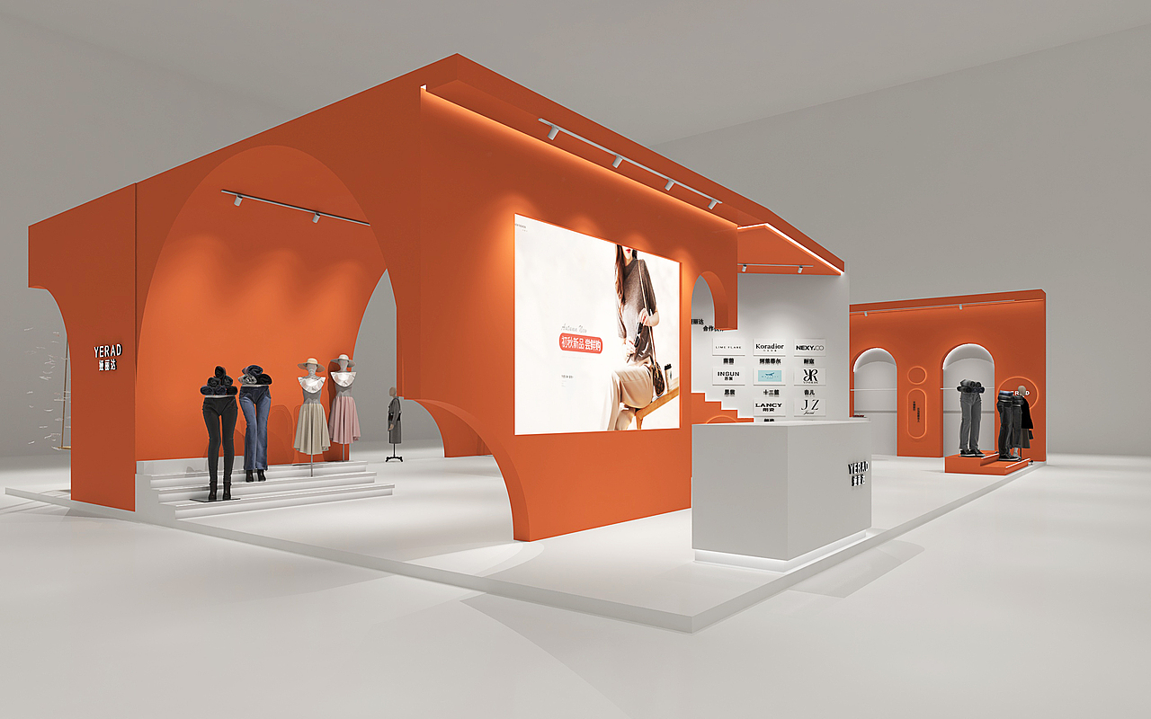 服装展台（图ZMjY4ODMyNTky） - 展陈设计 - 站酷设计师灵溪溪溪原创素材 - 站酷ZCOOL