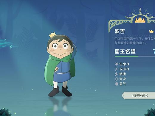 游戏UI动效练习-国王排名