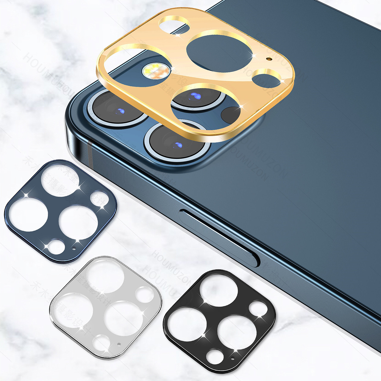 手机镜头膜建模渲染 亚马逊主图 产品拍摄