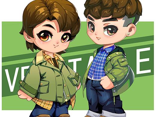 卡通角色-Q版人物练习