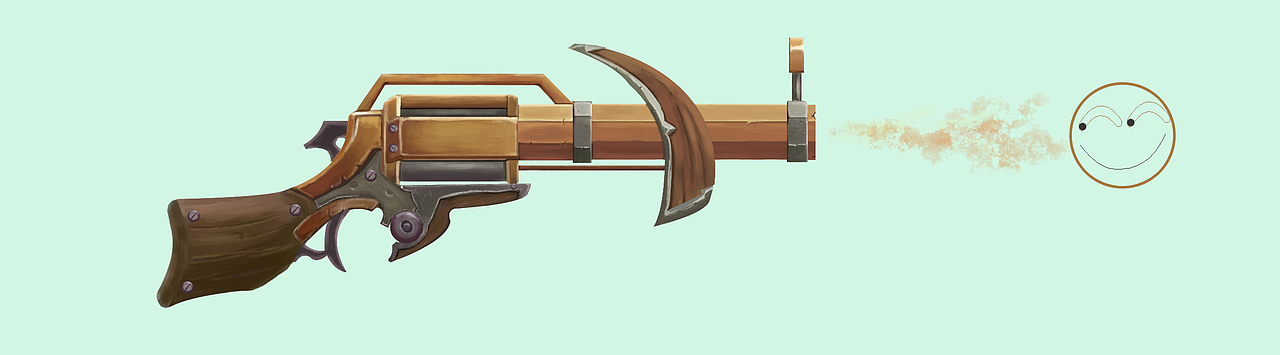 到这里还勉强算一把正经的手枪