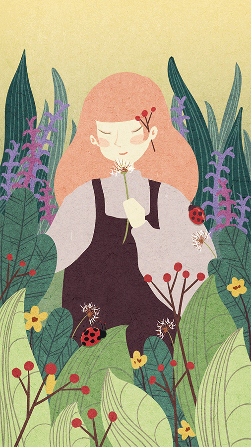 【蒲公英】|插画|商业插画|somedream - 原创作品 - 站酷 (zcool)