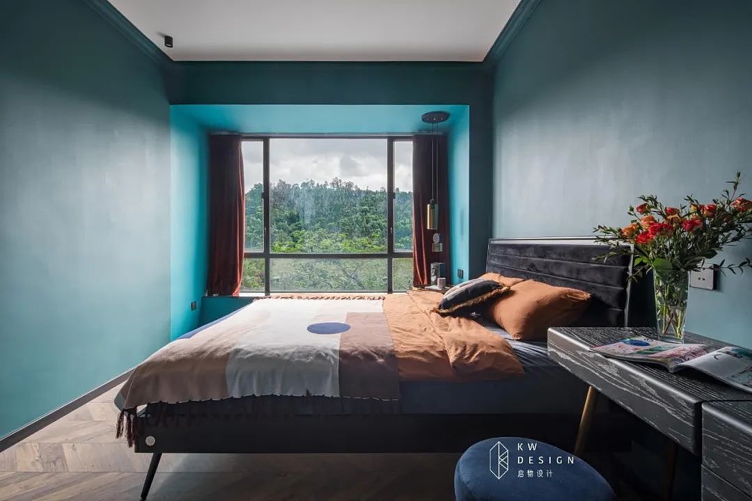 84㎡坐拥山林绿意！脏脏灰淬炼个性混搭风。·（图ZMjE4MDQ2NDY0） - 家装设计 - 站酷设计师启物设计原创素材 - 站酷ZCOOL