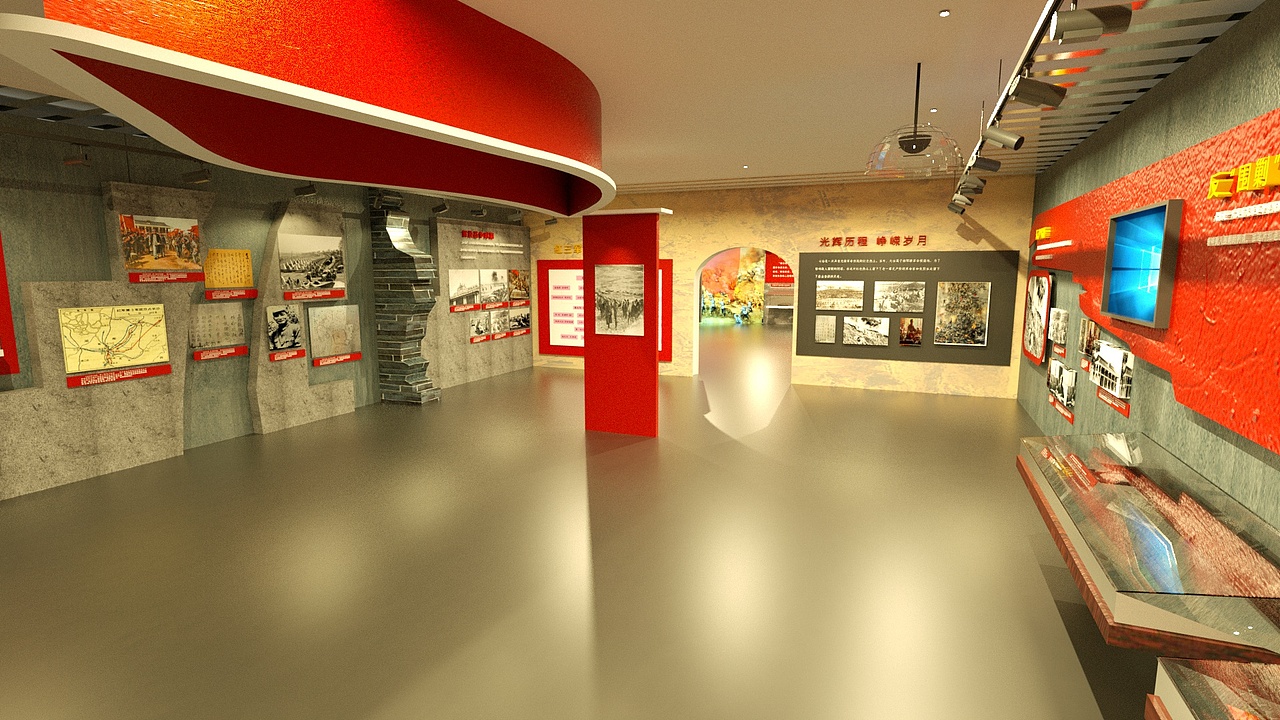 湖北省大冶市红第三军团革命纪念馆设计项目（图ZMjEyNzMzMTA4） - 展陈设计 - 站酷设计师AoLin_C原创素材 - 站酷ZCOOL