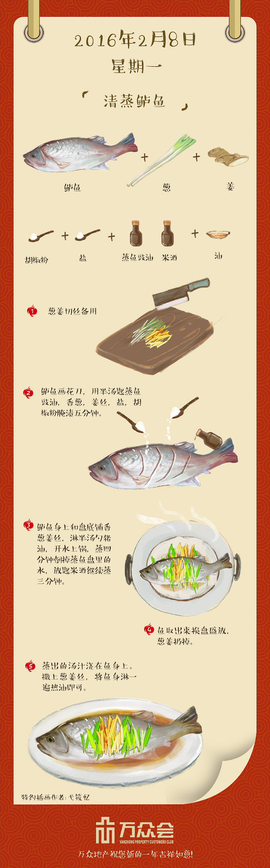 年夜饭插画菜谱（图ZMjM1MTM2NzQw） - 商业插画 - 站酷设计师清寂泽原创素材 - 站酷ZCOOL