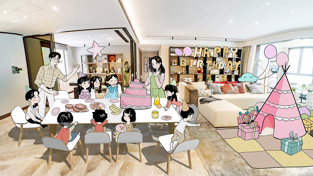 相同的空间、不同的生活（图ZMjY0MDkyOTI4） - 概念设定 - 站酷设计师冯淼原创素材 - 站酷ZCOOL
