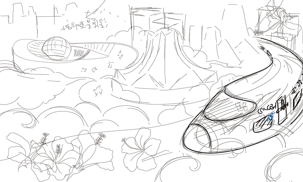 城市插画-广西南宁|插画|商业插画|我就要叫三月 - 原创作品 - 站酷