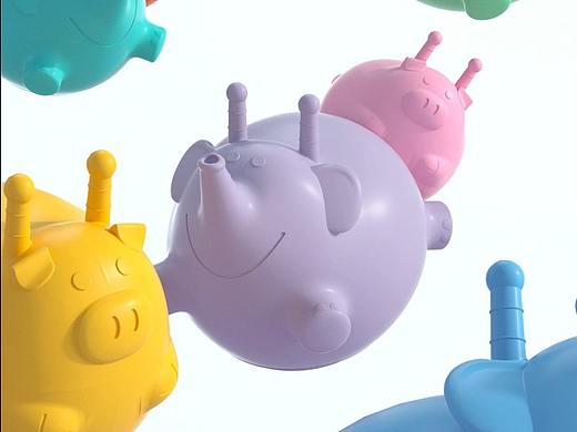 【C4D产品动画】大象跳跳球