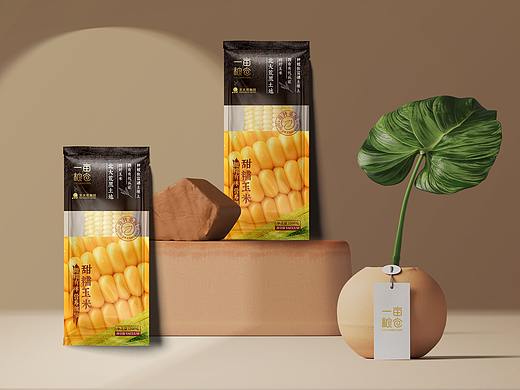 一亩粮仓 × 五颗蛋 | 有机玉米包装设计