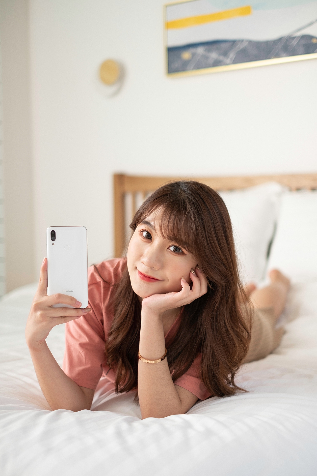 魅族手机note9 产品+模特手持照