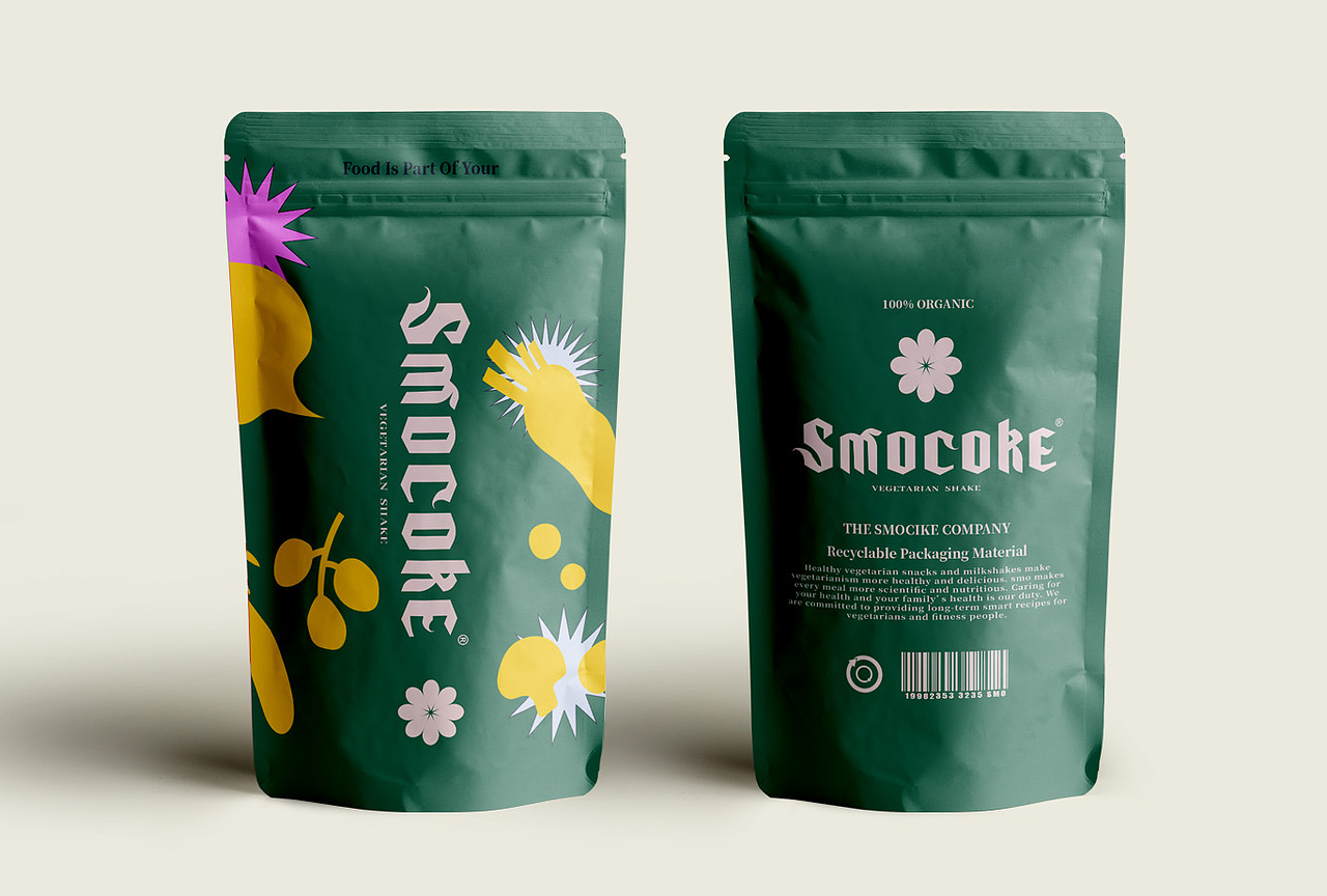 SMOCOKE素食零食品牌包装 1989百万创意无限