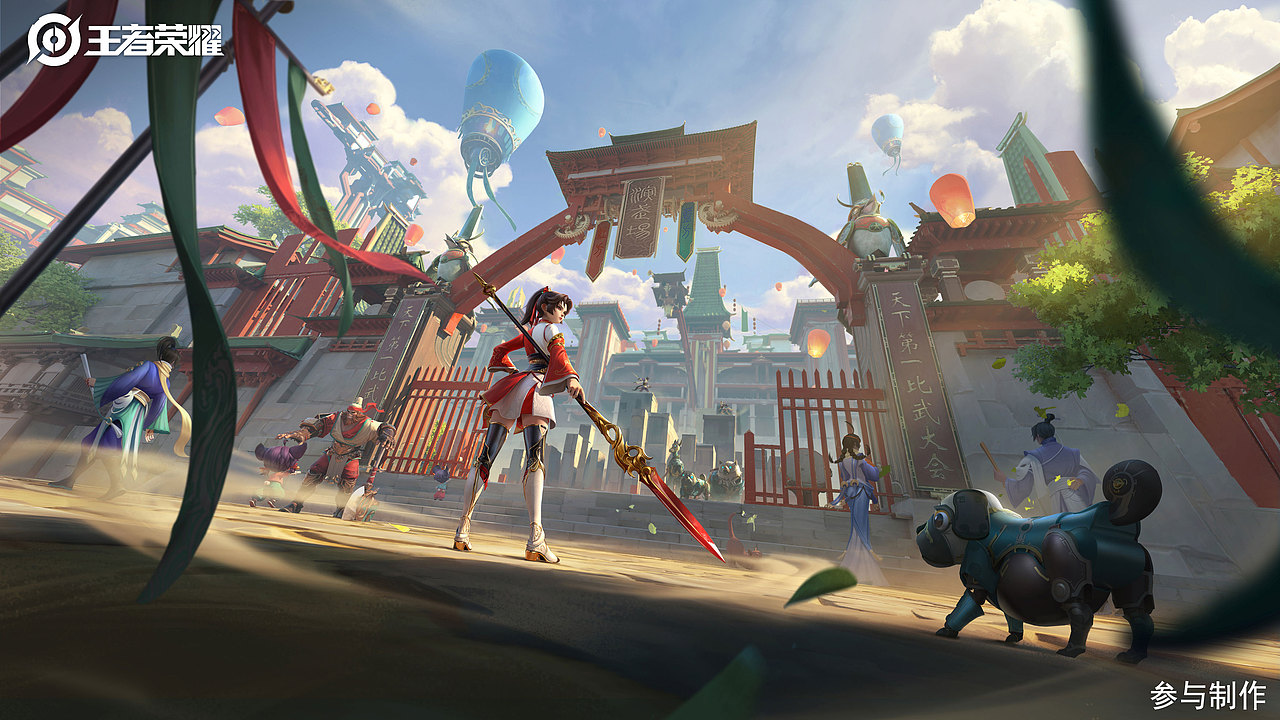 《王者荣耀》S24长枪掠火-排位界面图-角色模型精修