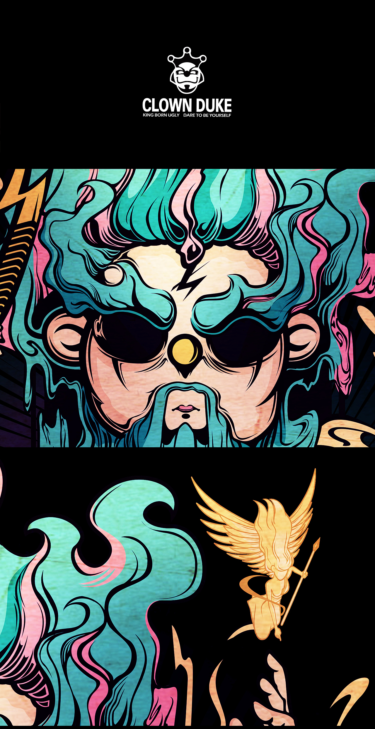 CLOWN DUKE-宙斯（图ZNjcwMzAwMTY=） - 商业插画 - 站酷设计师乔治王子品牌设计原创素材 - 站酷ZCOOL