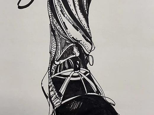 高筒靴（个人主页-ZNjA4ODAyNDA=） - 鞋履设计 - 站酷设计师Yoyo_0204原创素材 - 站酷ZCOOL