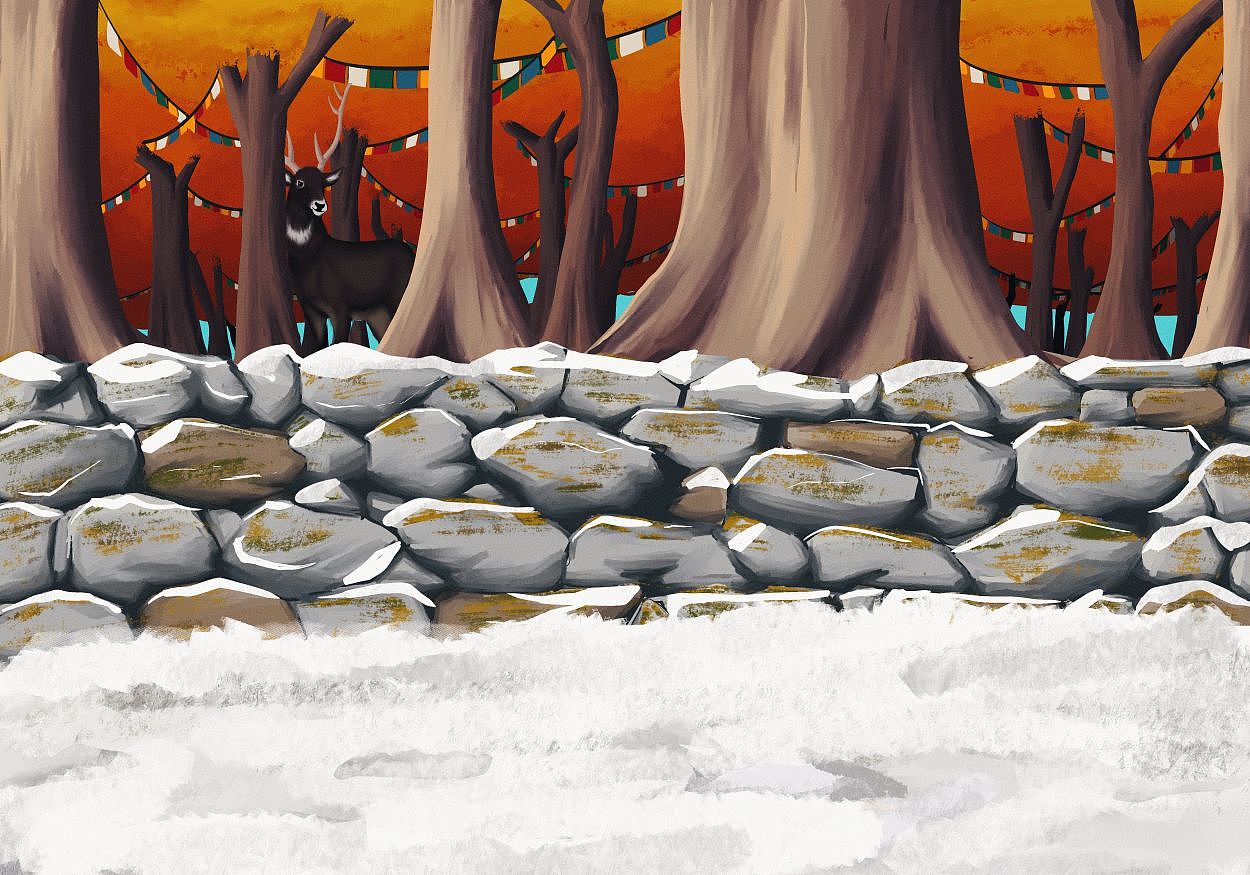 下雪了（图ZMzIyMjA5MjI4） - 创作习作 - 站酷设计师FURY1376原创素材 - 站酷ZCOOL