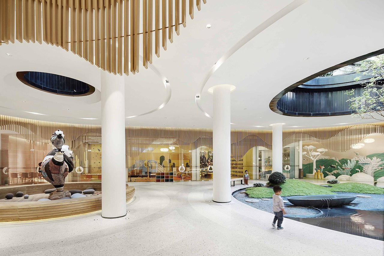 鲤乐荟亲子会所 | 1000m²儿童乐园,自然、纯美、灵动